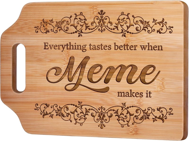 Mother's Day Engraved Bamboo Cutting Board