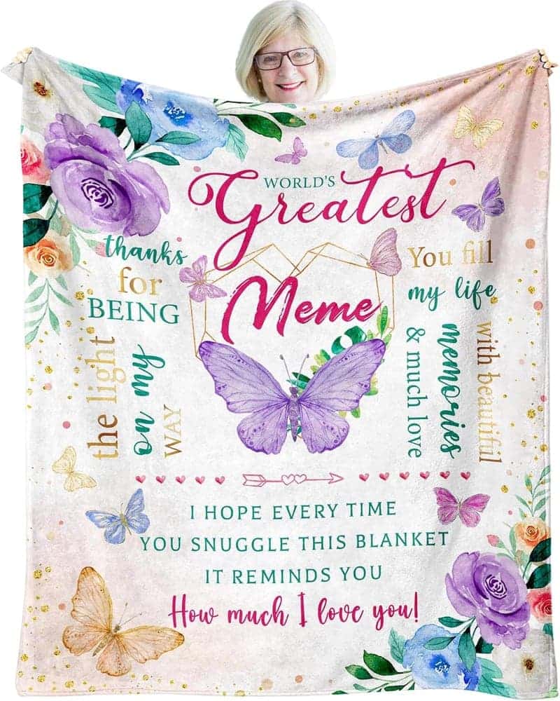 Mother's Day Meme Blanket for Grandma