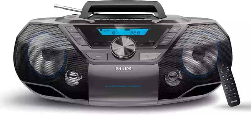 BoomBox CD Player with Bluetooth & Cassette