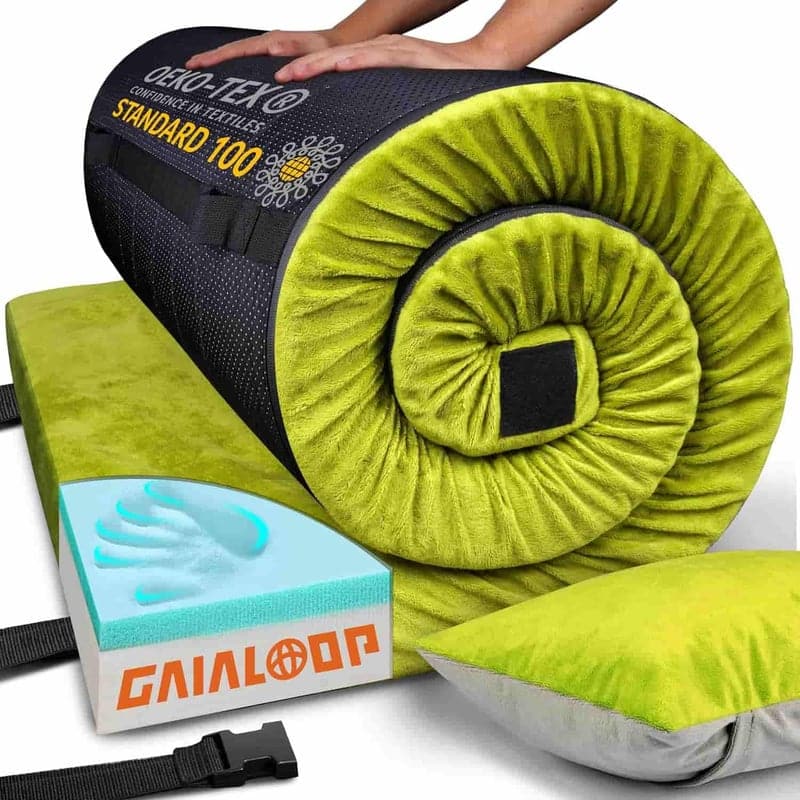 Camping Memory Foam Mattress - 3 Inch Glamping Pad