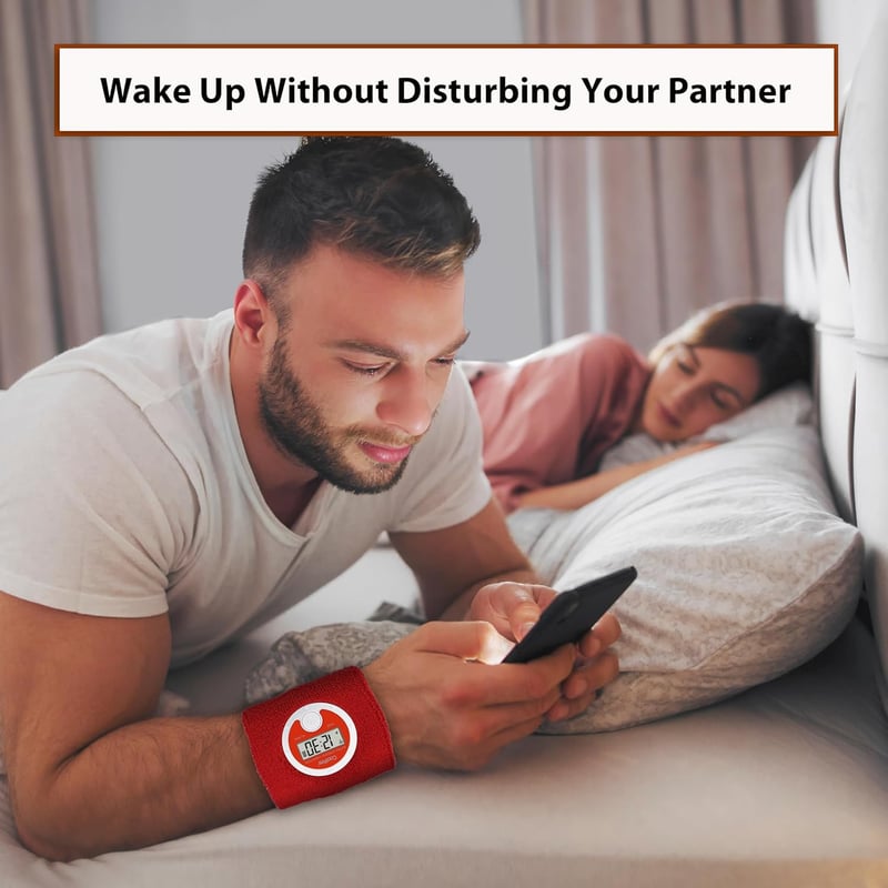 Vibrating Alarm Wristband for Couples & Students