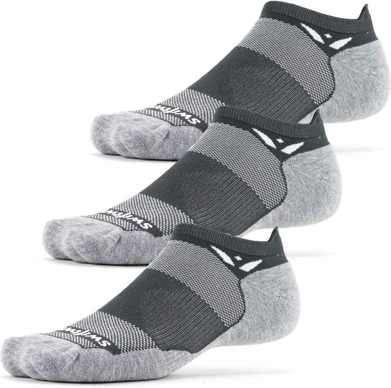 No Show Running Socks - Max Cushion (3 Pairs)