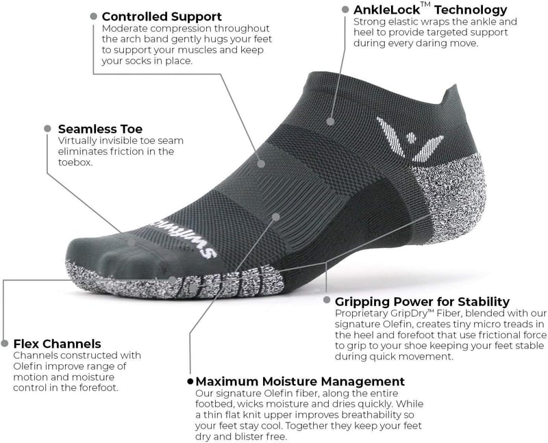Running & Golf Non-Slip Stability Socks