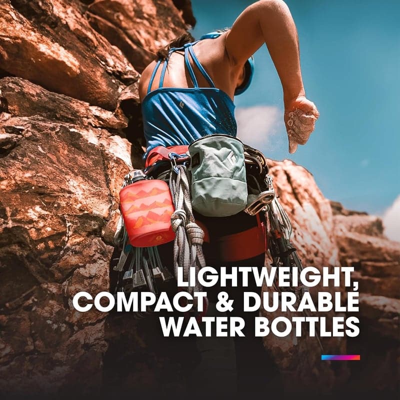 Collapsible Water Bottle - BPA-Free, Lightweight, Spill-Proof