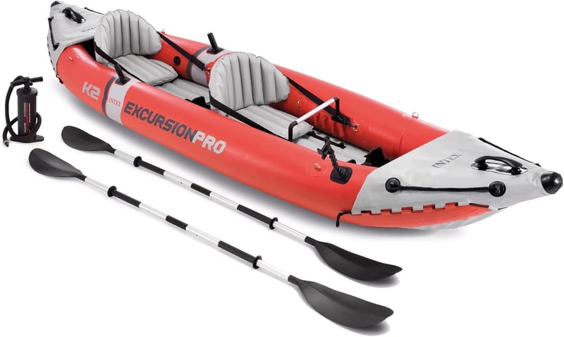 Excursion Pro K2 2-Person Inflatable Kayak Set