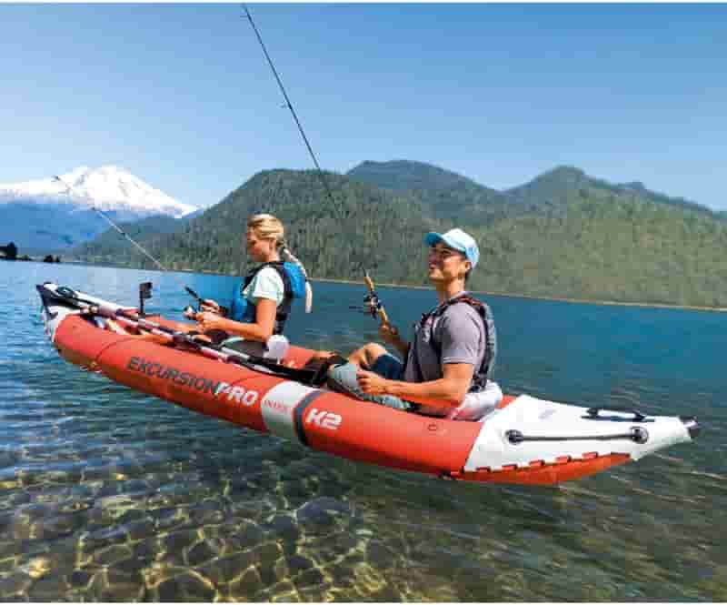 Excursion Pro K2 2-Person Inflatable Kayak Set