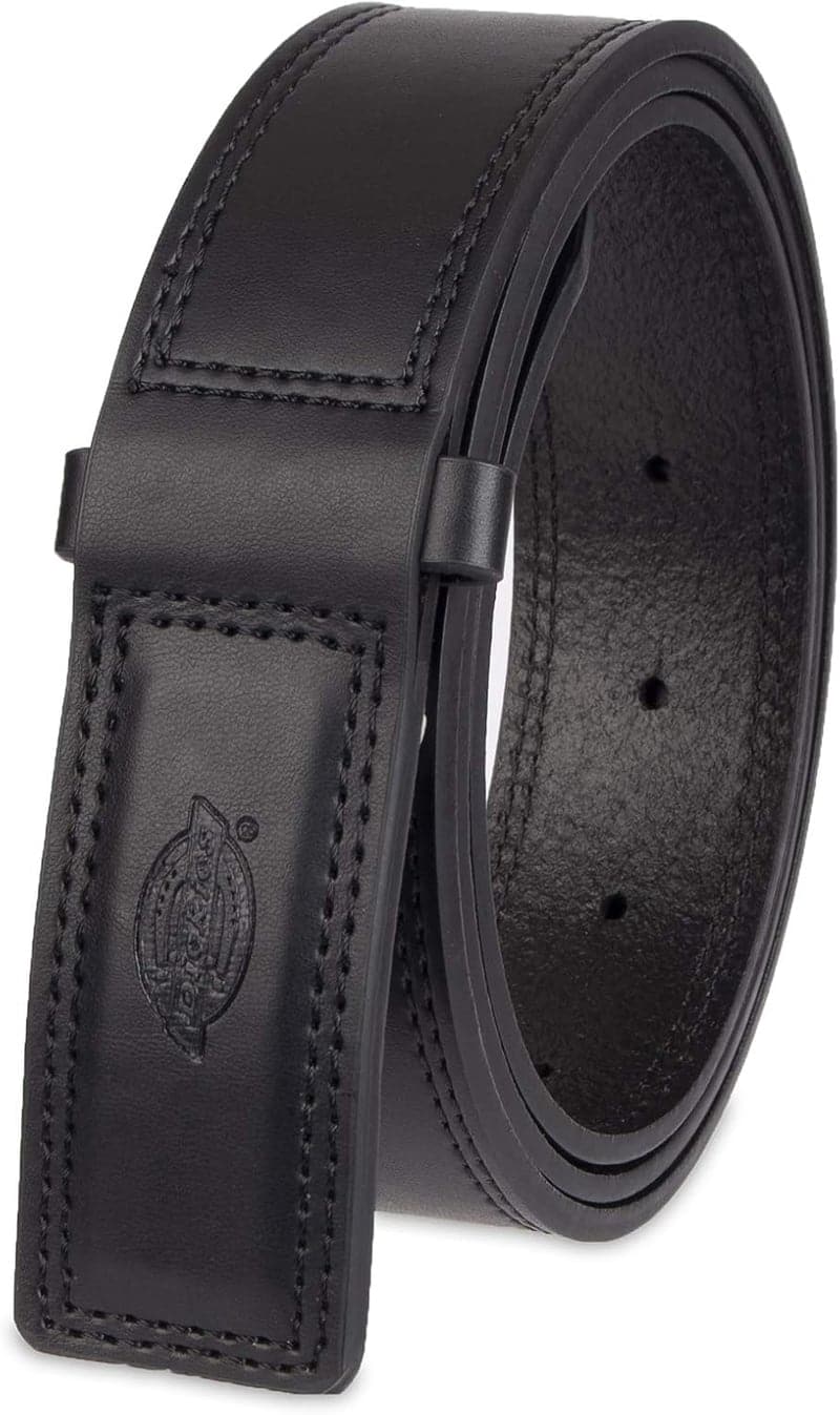 Men's No-Scratch Leather Work Belt by Dickies