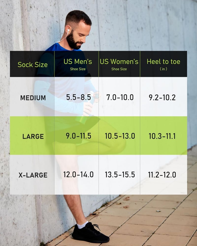 Compression Socks 4/8 Pack for Men & Women