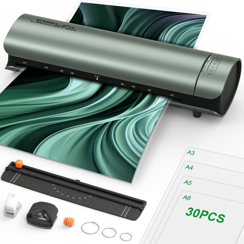 13-Inch Thermal Laminator for A3-A6 with 30 Sheets