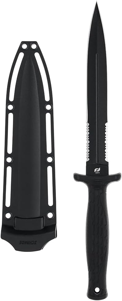 Outdoor Survival Serrated Fixed Blade Knife