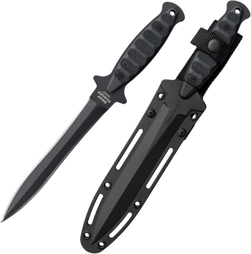 Drop Forged 52100 Steel Dagger with Secure-Ex Sheath