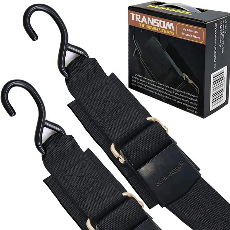 Marine Grade Adjustable Boat Tie Down Straps