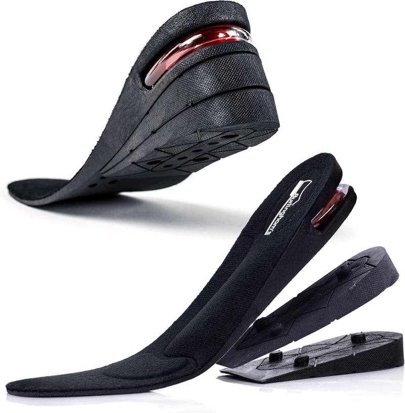 Height-Boosting Cushioned Shoe Inserts for Men & Women, 2.75