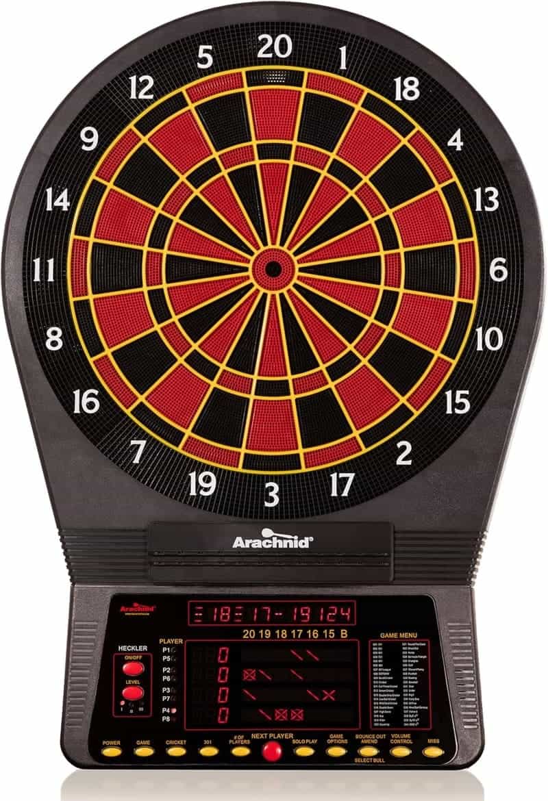 Cricket Pro 800 Electronic Dartboard with Durable NylonTough Segments