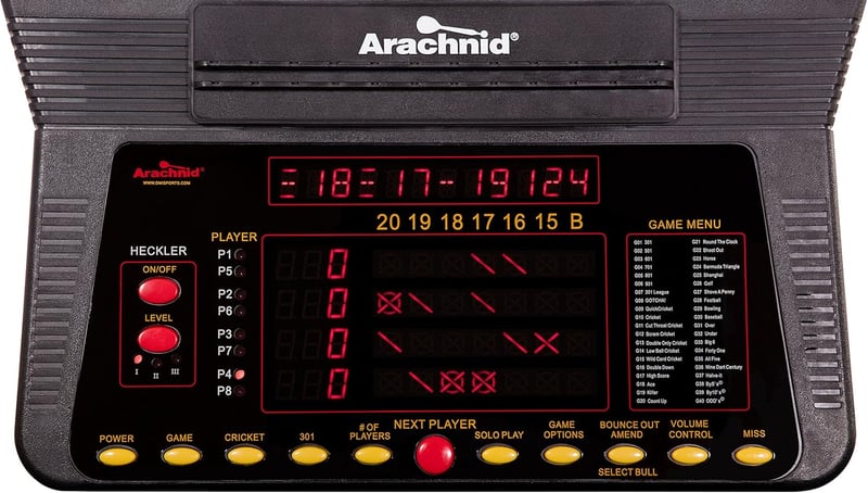 Cricket Pro 800 Electronic Dartboard with Durable NylonTough Segments