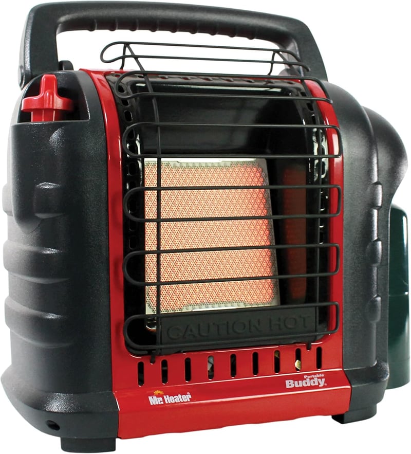 Portable Buddy Heater: 4,000-9,000 BTU Indoor-Safe
