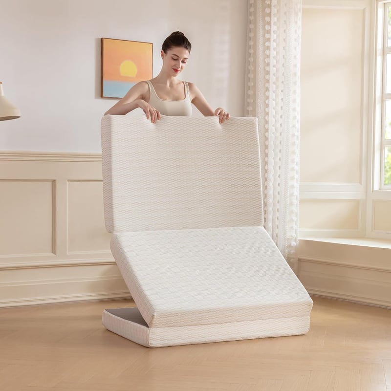 Travel Folding Memory Foam Mattress, 3