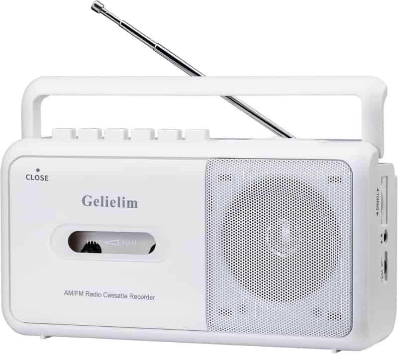 Cassette Player Boombox with AM/FM Radio and Big Speaker