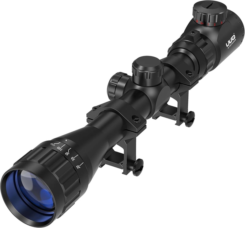 Long Range Hunting Rifle Scope 3-9x40AO with Red/Green Illumination