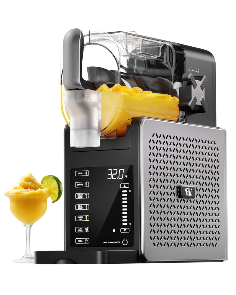 Home Slushie Machine, 92 oz, LED Display & Auto-Clean