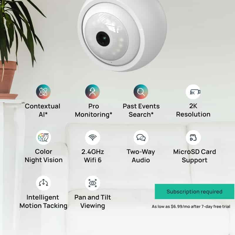 Security Camera Bulb with AI Motion Detection