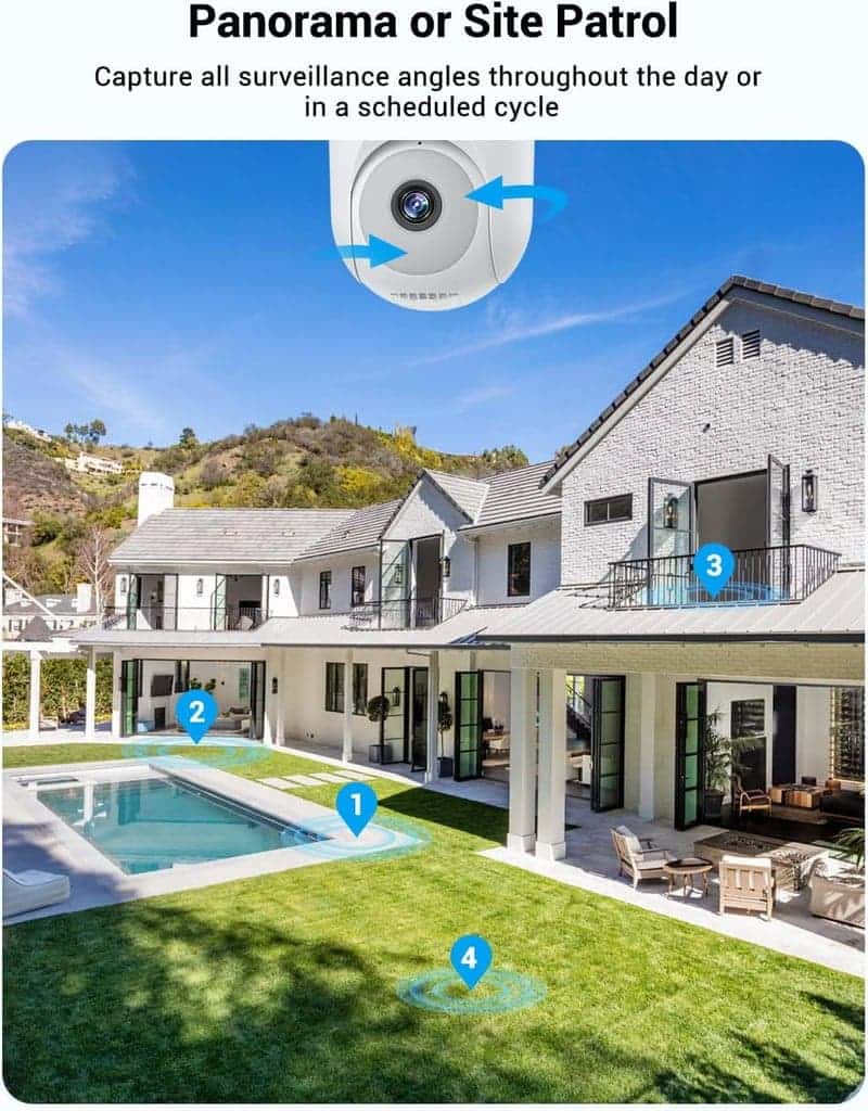 5G WiFi Security Camera with AI Detection