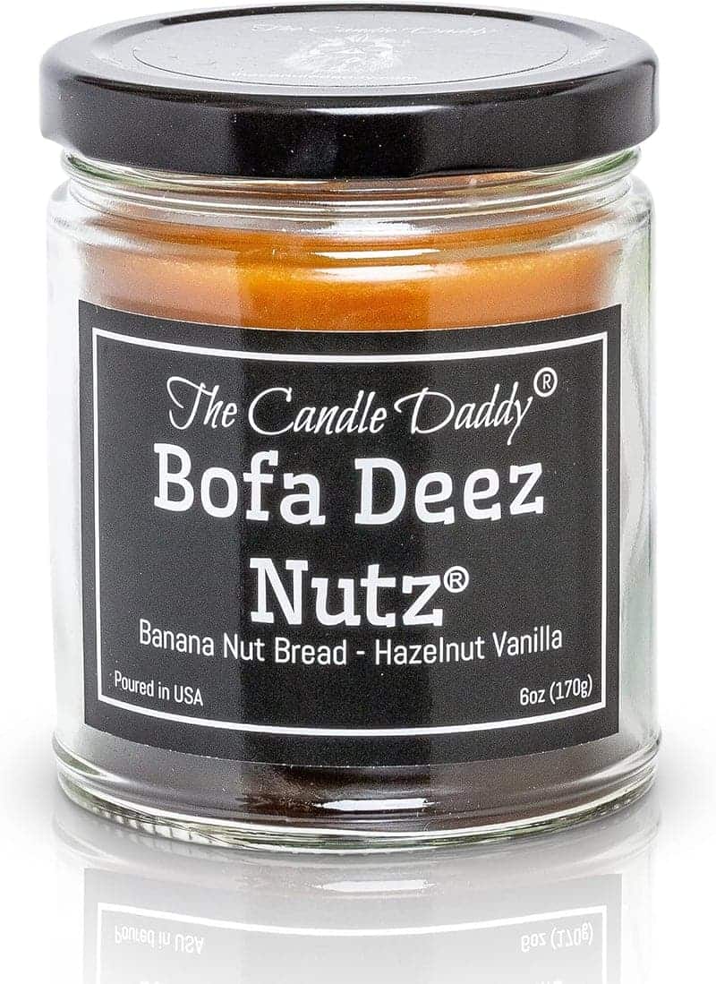 Scented Candle: Banana Nut & Hazelnut Vanilla, 6oz