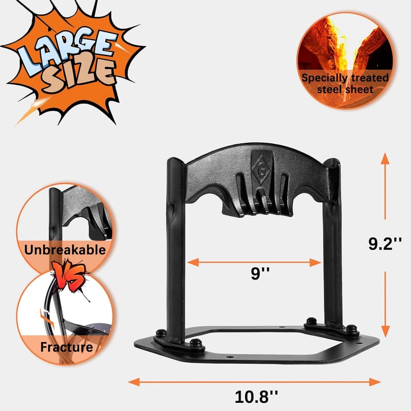 Wood Splitter with 2.2 lbs Hammer – Cast Steel Manual Firewood Tool