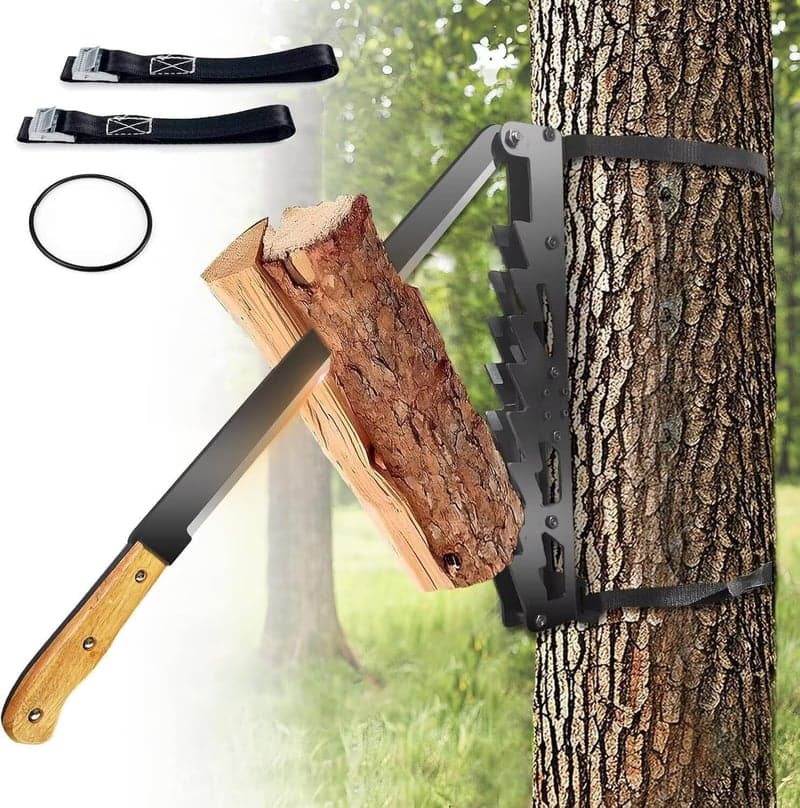 Wall Mounted Metal Kindling Splitter