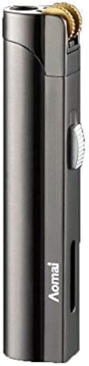 Jet Torch Windproof Cigar Lighter, Gray, No Gas