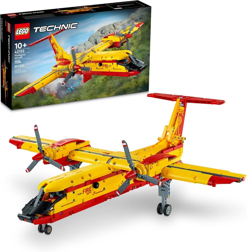 Firefighter Aircraft LEGO Technic Building Set for Kids 10+