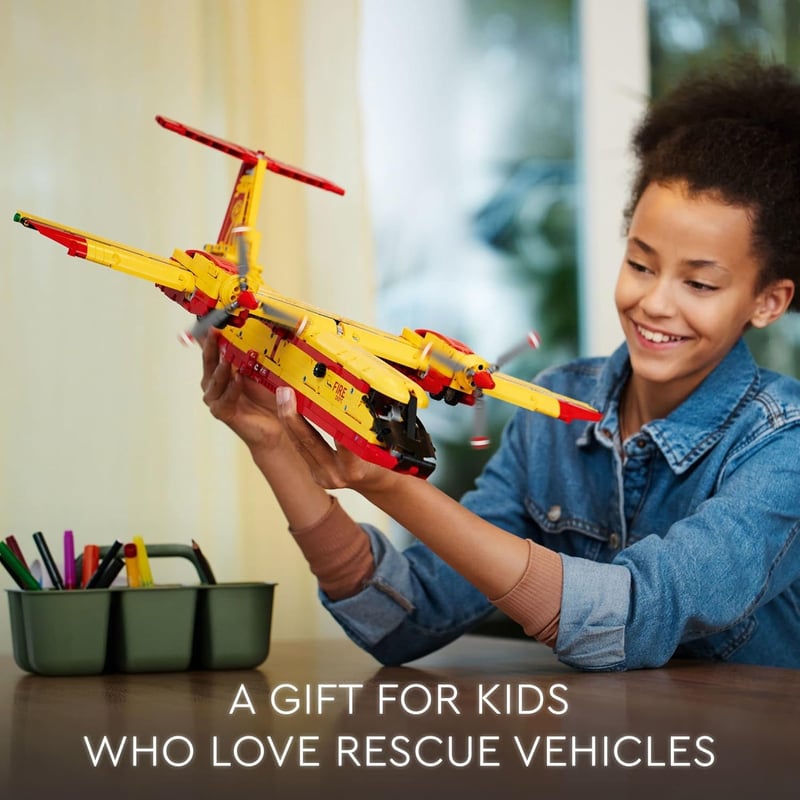 Firefighter Aircraft LEGO Technic Building Set for Kids 10+