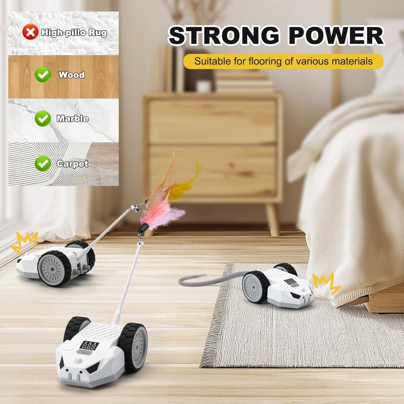 Smart Moving Electric Mouse for Cats