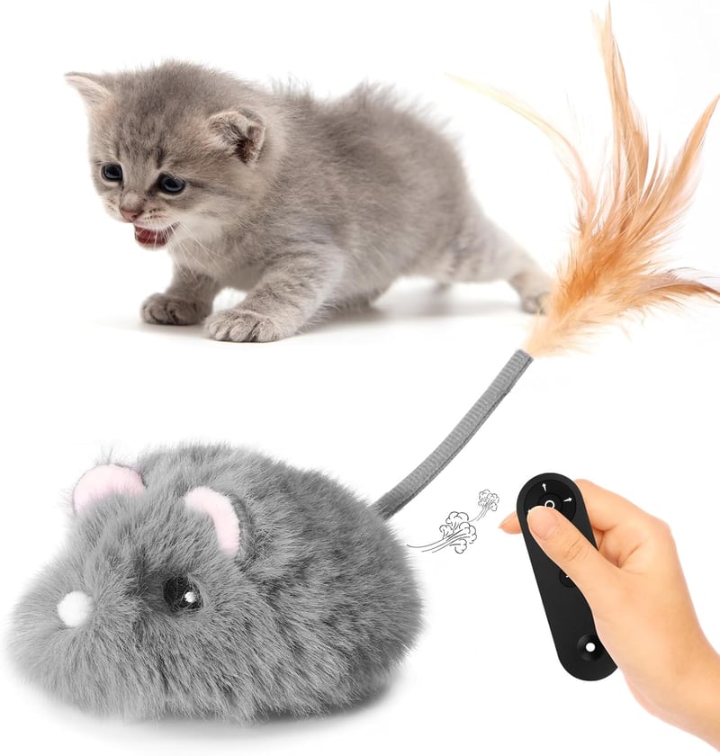 Automatic Rechargeable Mouse Toy for Indoor Cats