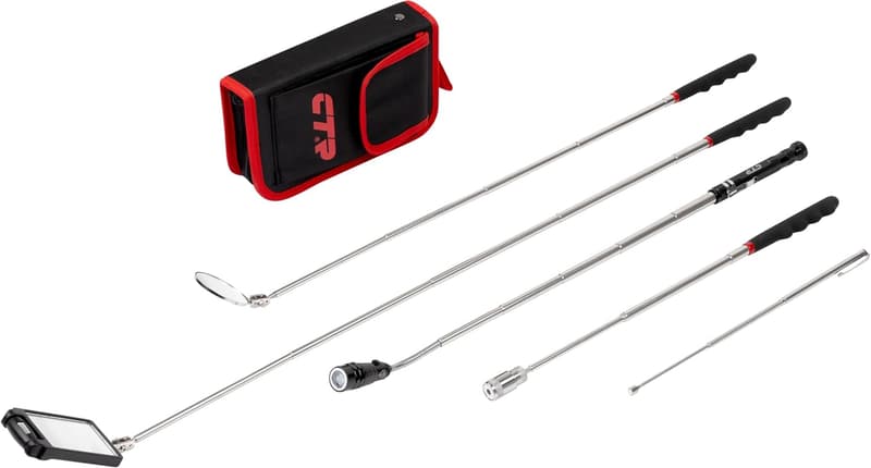 Magnetic Tool Kit with LED Mirror - Gifts for Men