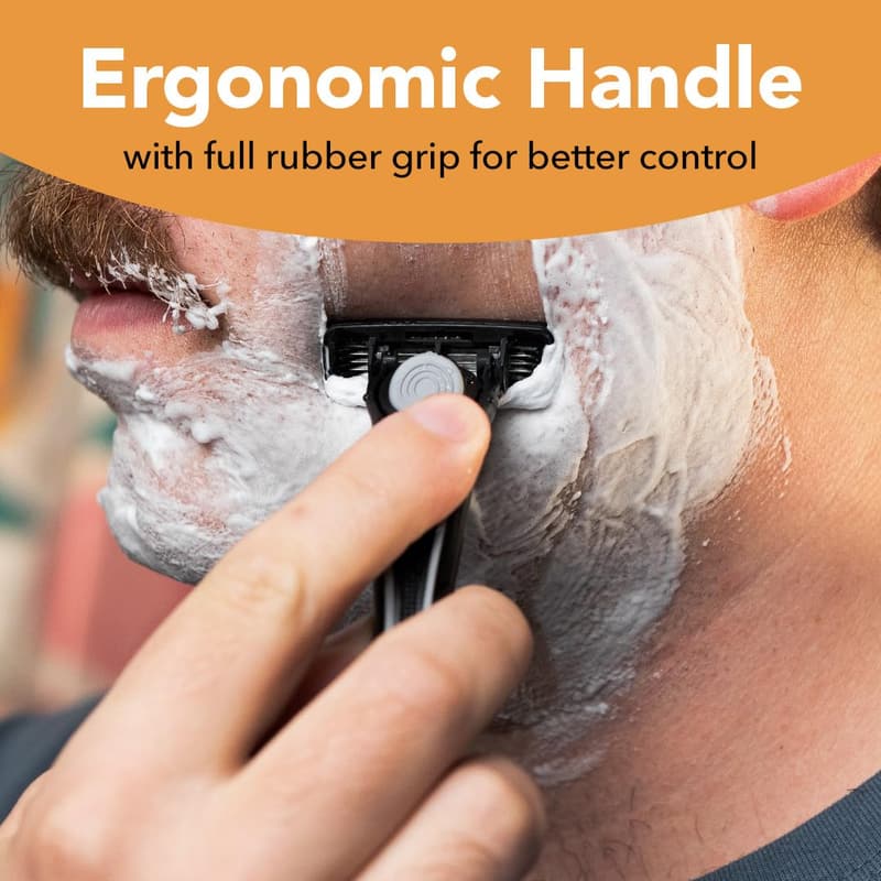 Father's Day Men's Razor Set, Refillable with 4 Cartridges