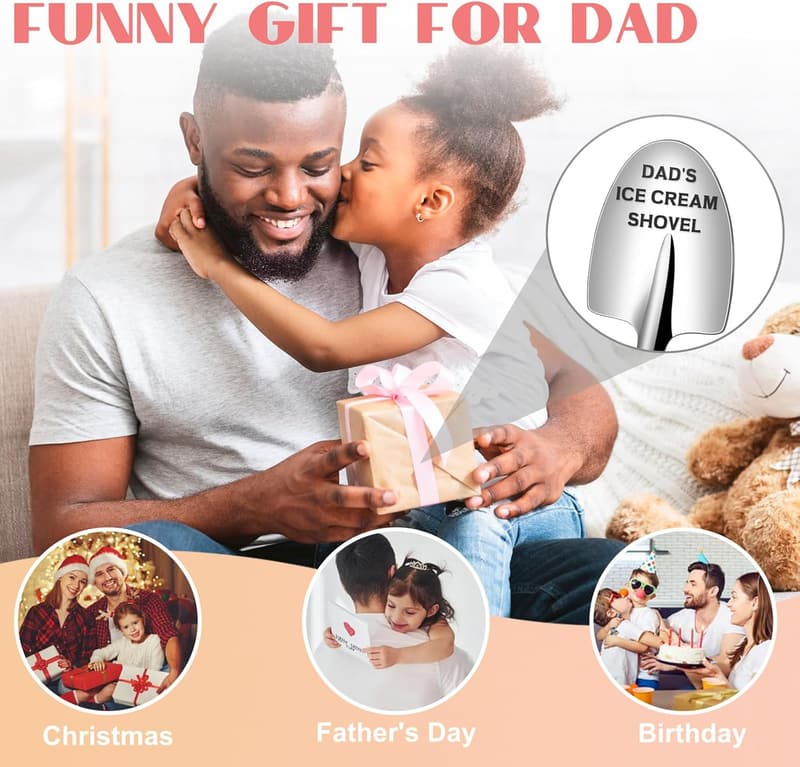 Father's Day Personalized Ice Cream Spoon for Dad