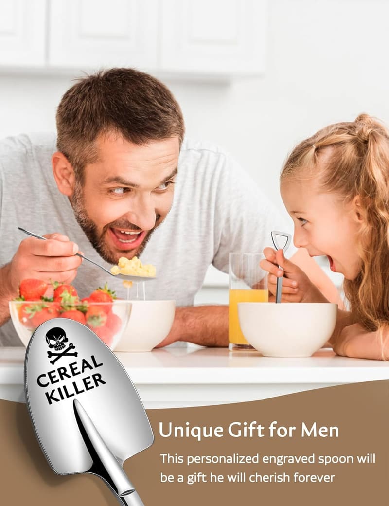 Father's Day Funny Cereal Spoon for Men