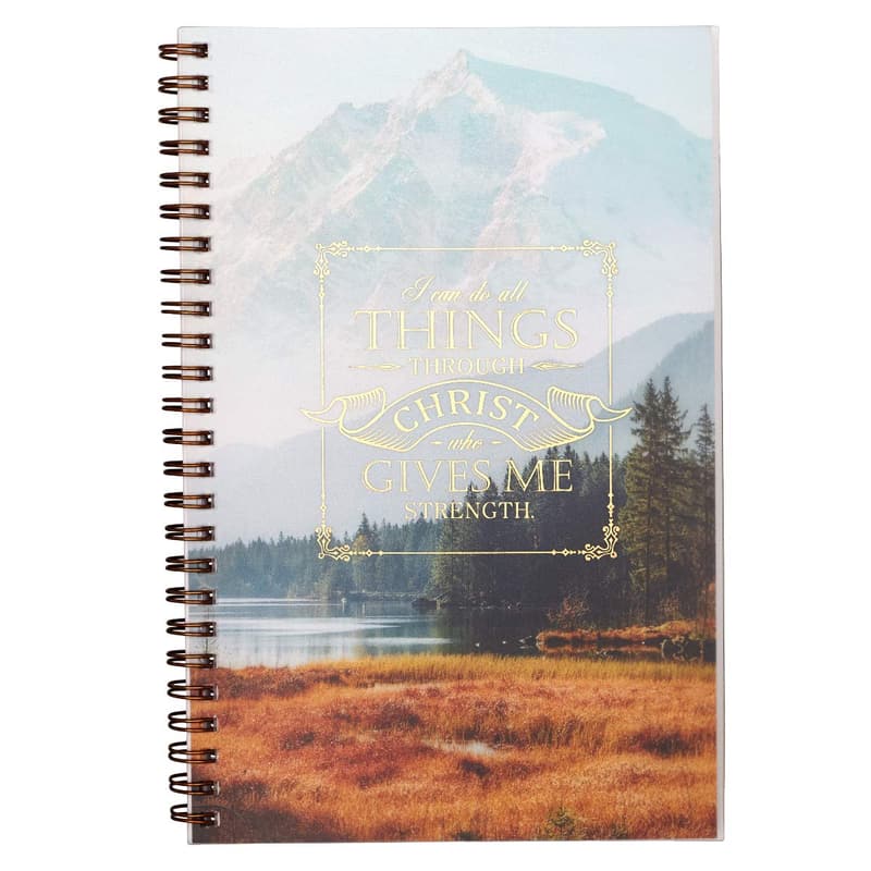 Bible Verse Gratitude Journal: Philippians 4:13, 128 Pages
