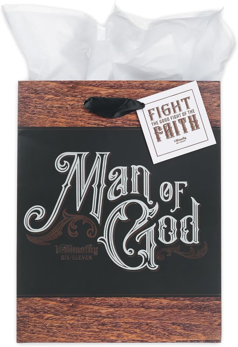 Men's 'Man of God' Scripture Gift Bag Set