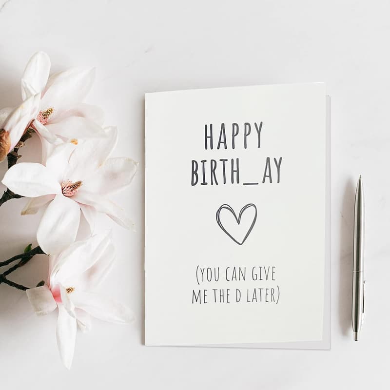 Birthday Card for Him, Funny & Humorous