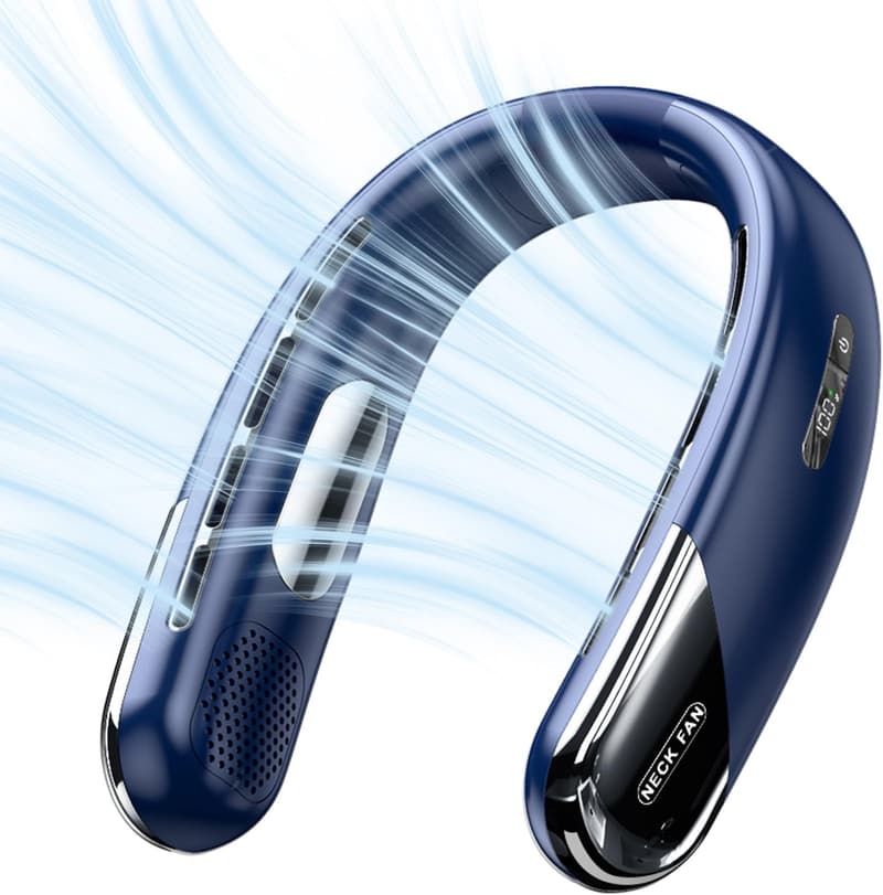 Portable Bladeless Neck Fan for Travel