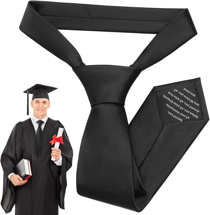 2025 Graduation Men's Solid Necktie 3.15''