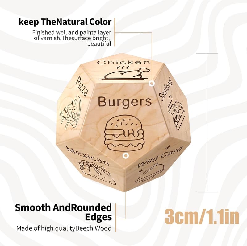 Father's Day Food Dice for Couples