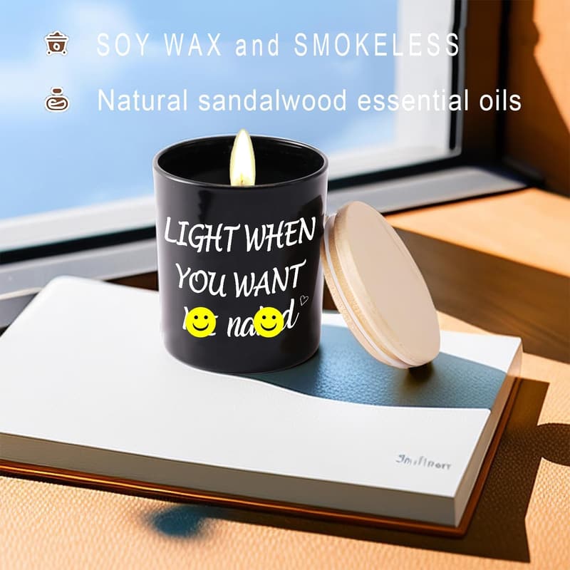 Anniversary Sandalwood Soy Candle for Men