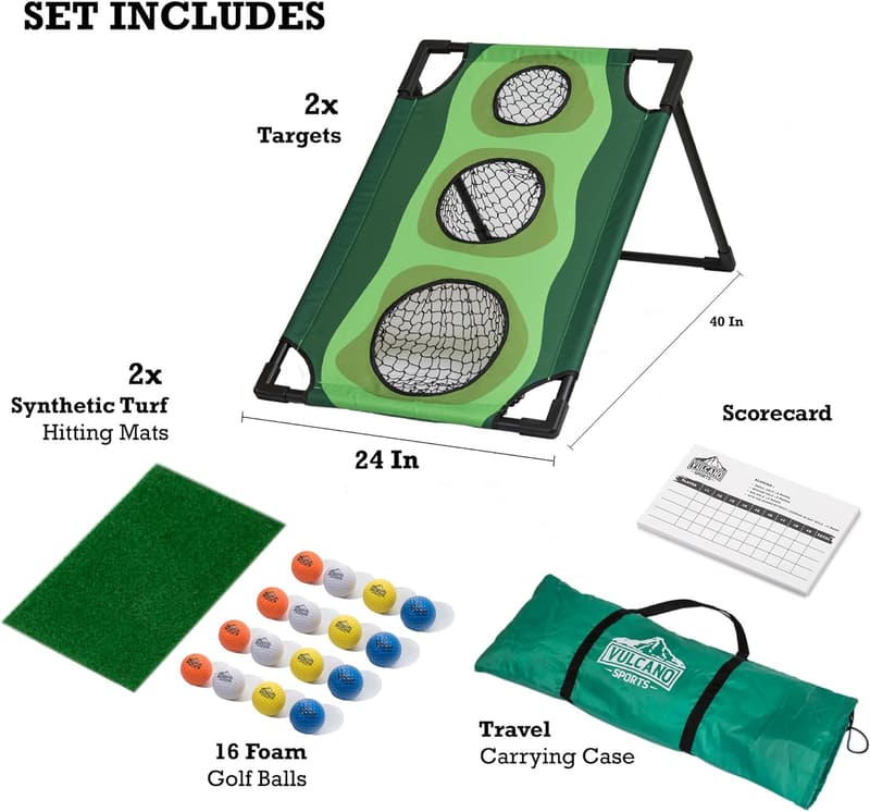 Backyard Golf Cornhole Game - Men's Golf Gift