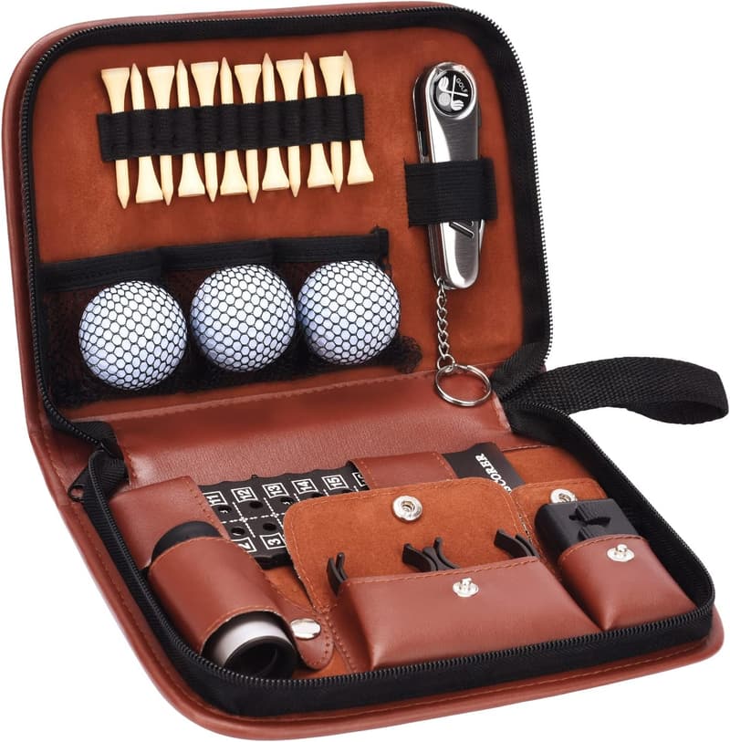Golf Accessories Set with Case for Golfers