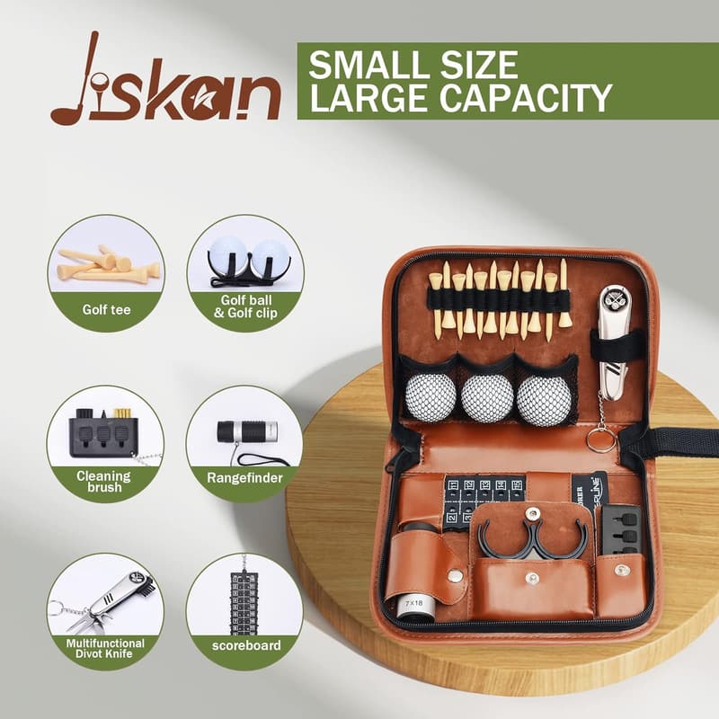 Golf Accessories Set with Case for Golfers