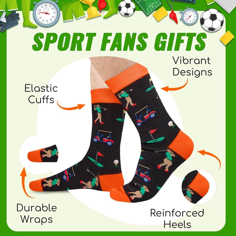 Golfing Socks Stocking Stuffers for Golfers