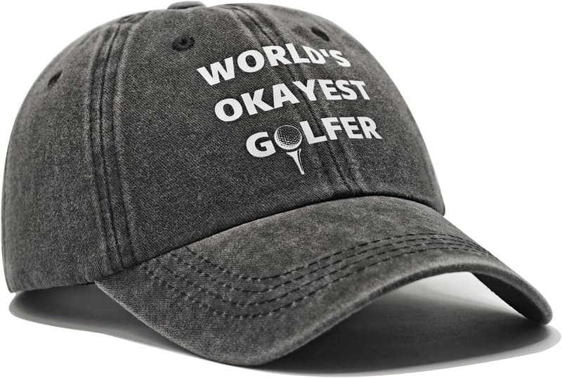 Golf Men’s Adjustable Embroidered Cap